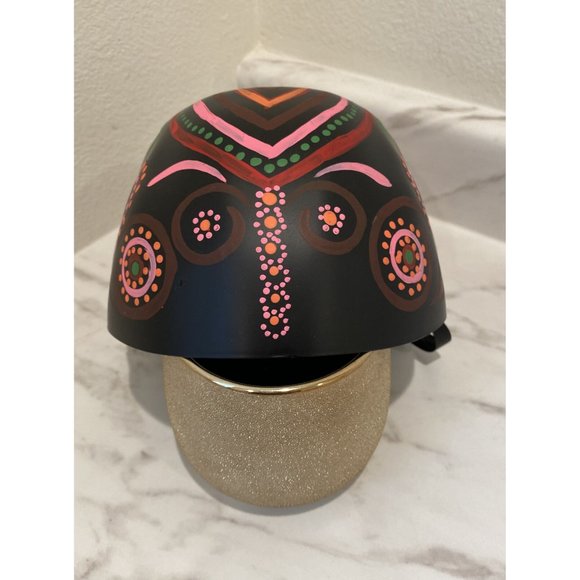 Halloween Skull Masquerade Mask Multi pink color Day of the Dead - Picture 3 of 6